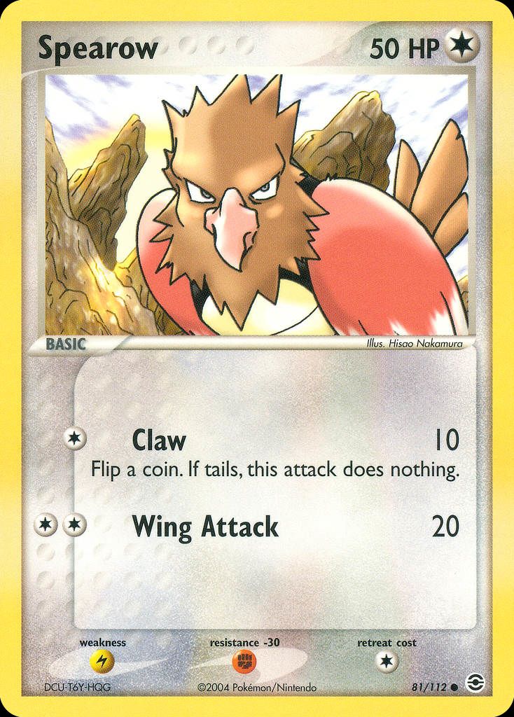 PSA 10 Spearow EX FireRed & LeafGreen graded Pokémon card