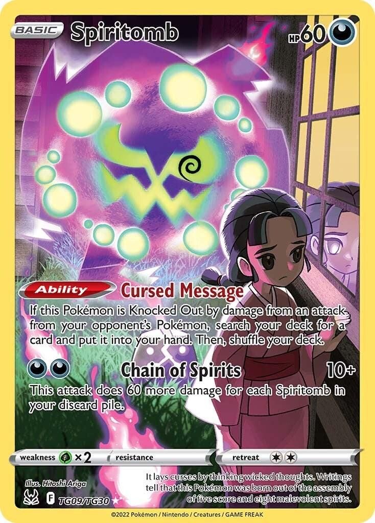 PSA 10 Spiritomb Astral Radiance Trainer Gallery graded Pokémon card