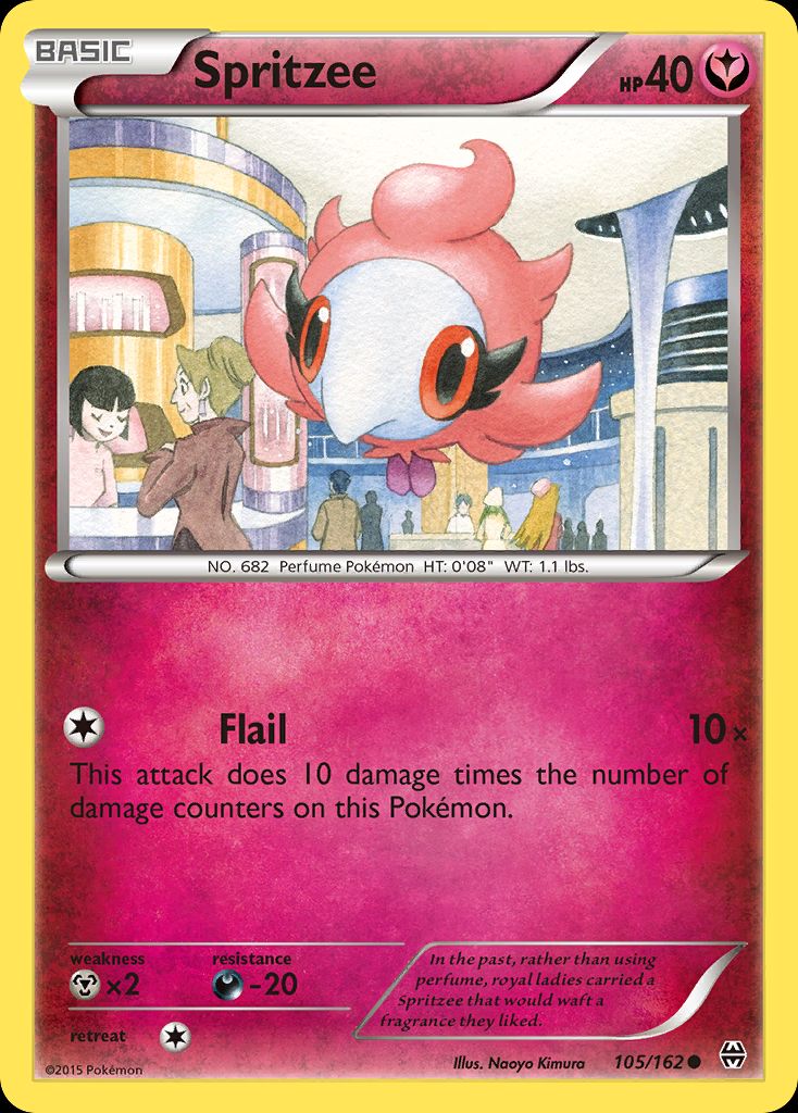 PSA 10 Spritzee BREAKthrough graded Pokémon card