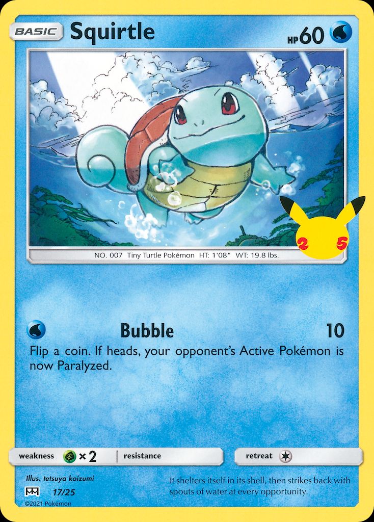 PSA 10 Squirtle McDonald's Collection graded Pokémon card