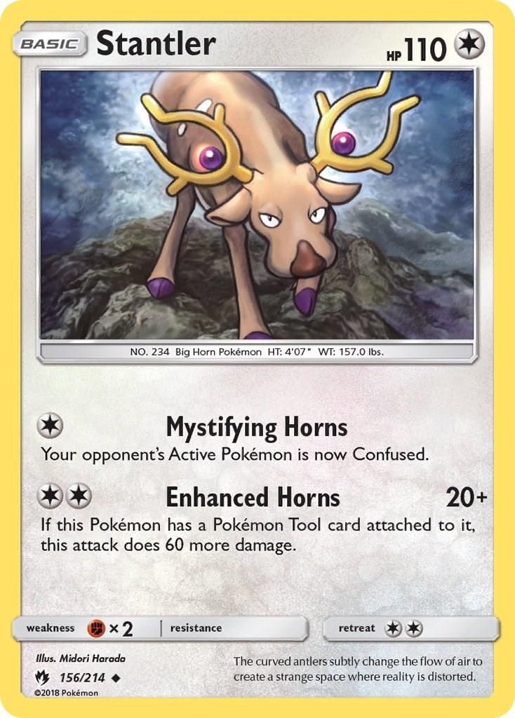 PSA 10 Stantler Lost Thunder graded Pokémon card