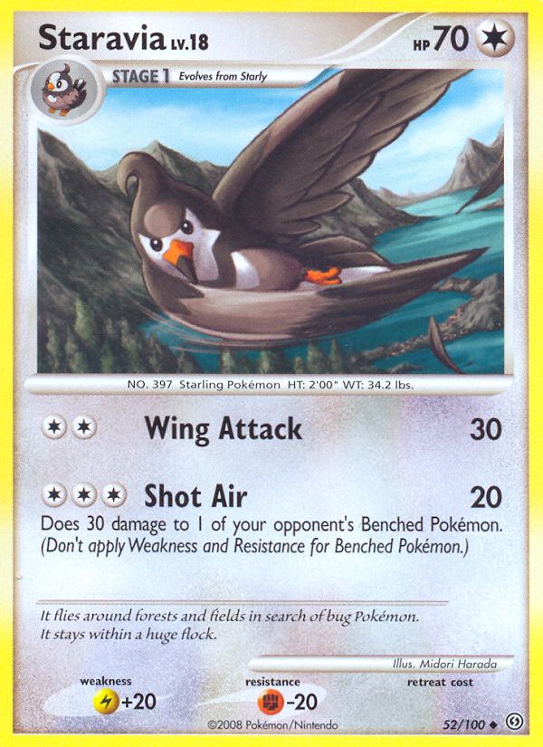 PSA 10 Staravia Stormfront graded Pokémon card