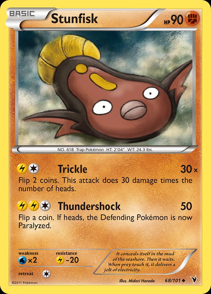 PSA 10 Stunfisk Boundaries Crossed graded Pokémon card