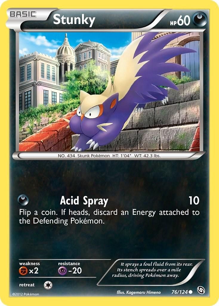 PSA 10 Stunky Forbidden Light graded Pokémon card