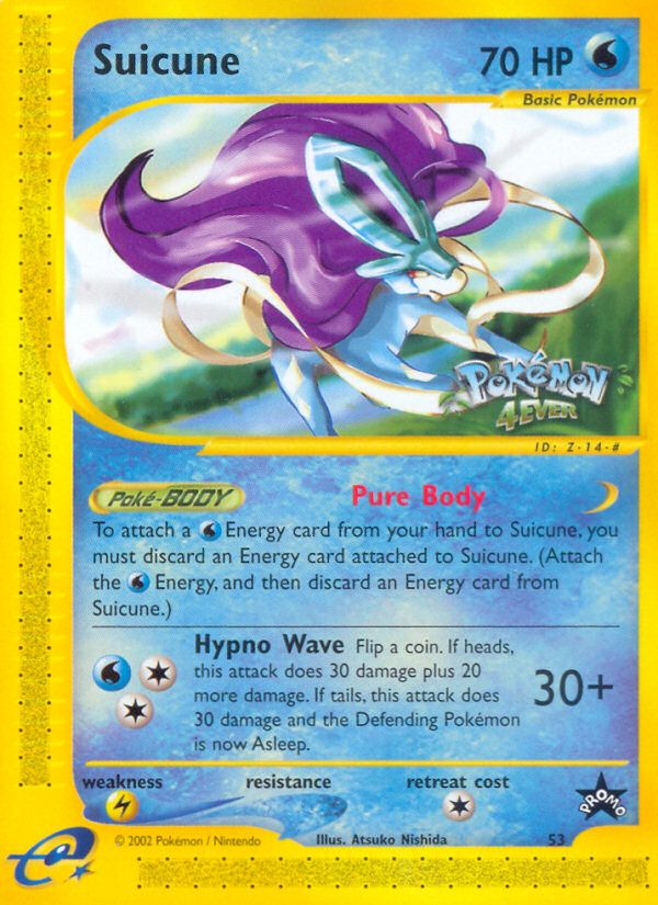 PSA 10 Suicune Nintendo Black Star Promos graded Pokémon card
