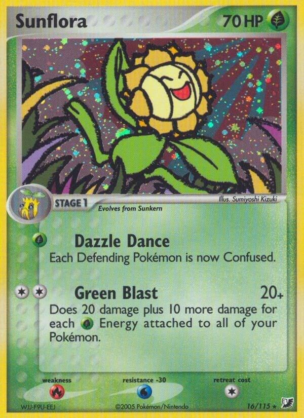 PSA 10 Sunflora Temporal Forces graded Pokémon card