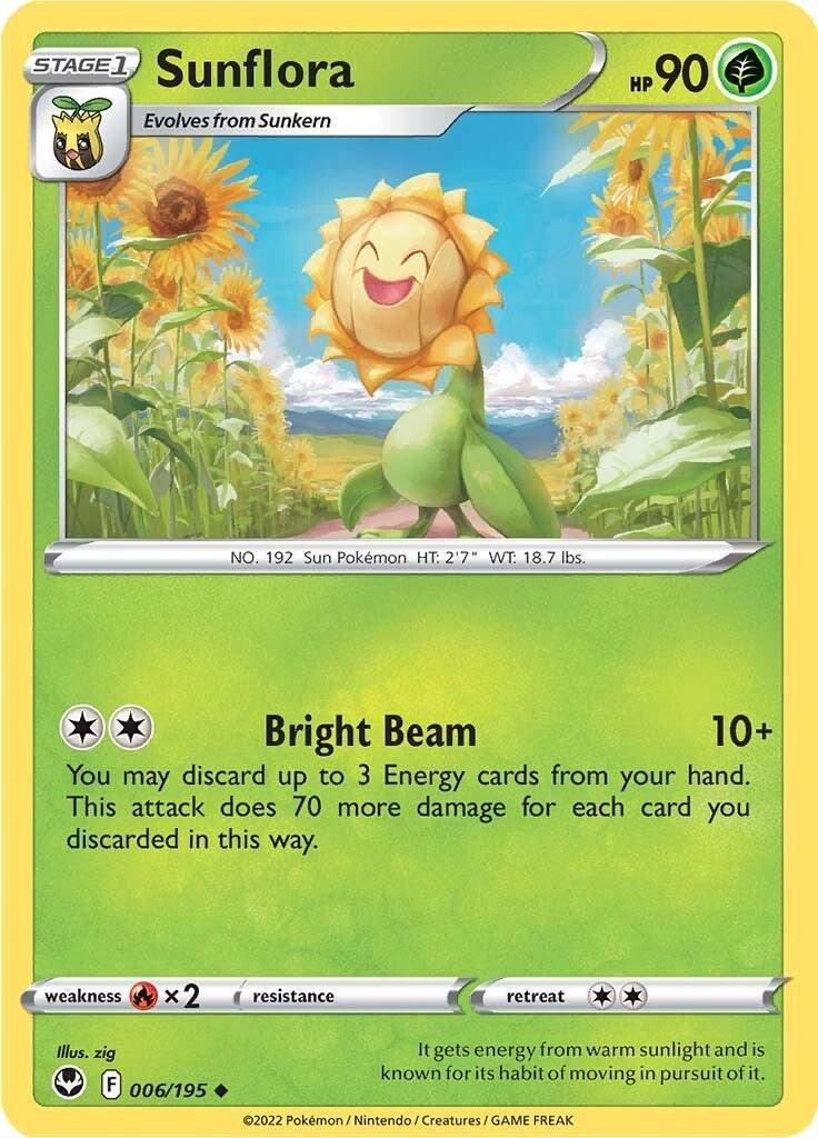 PSA 10 Sunflora HS Unleashed graded Pokémon card
