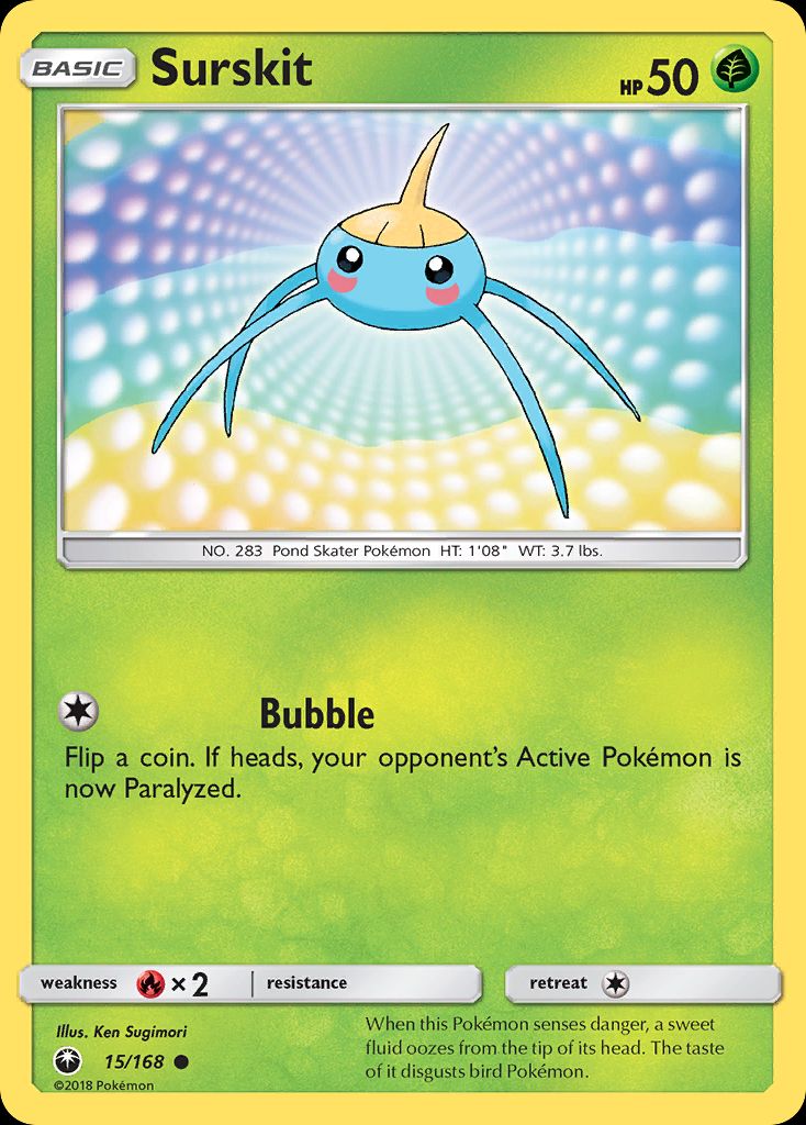 PSA 10 Surskit Roaring Skies graded Pokémon card