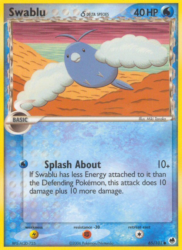 PSA 10 Swablu EX Emerald graded Pokémon card