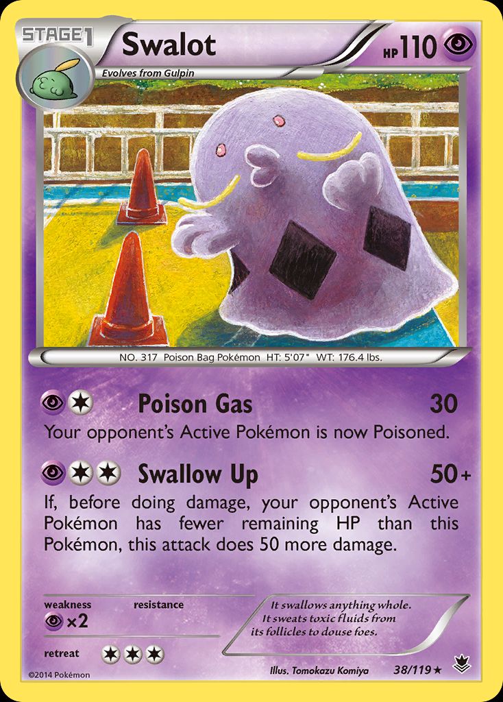 PSA 10 Swalot Platinum graded Pokémon card