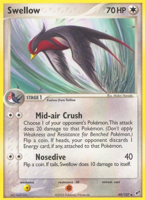 PSA 10 Swellow EX Deoxys graded Pokémon card