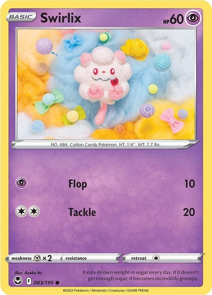 PSA 10 Swirlix Incandescent Arcana graded Pokémon card