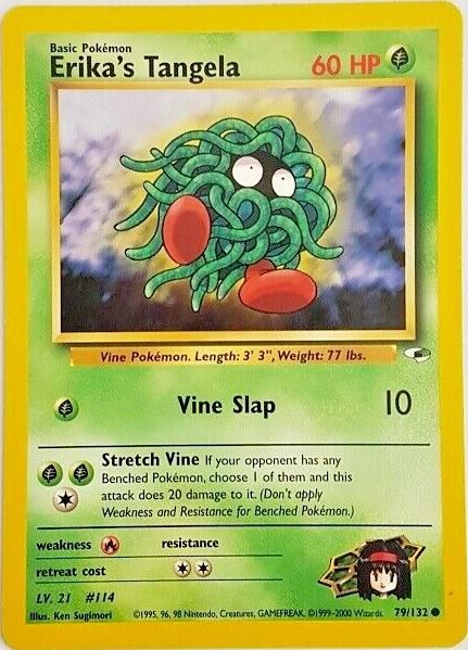 PSA 10 Tangela Gym Heroes graded Pokémon card