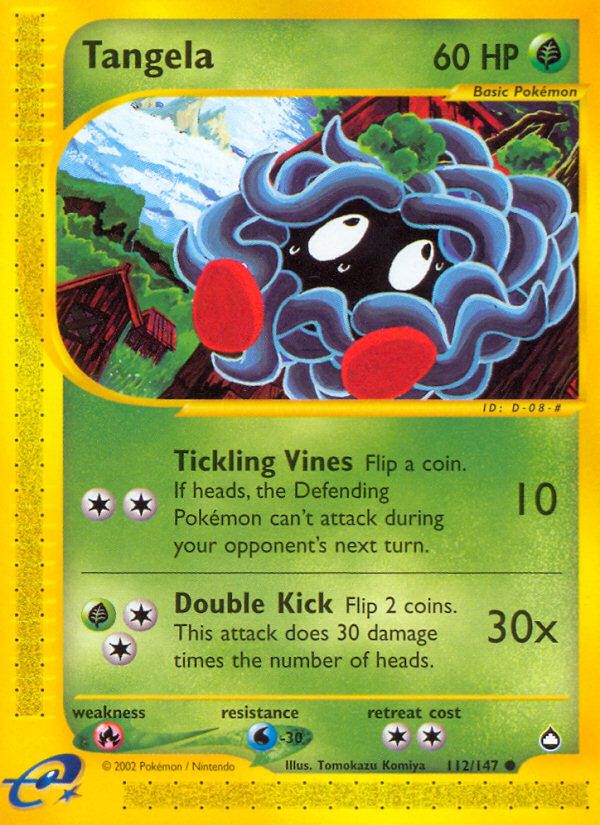 PSA 10 Tangela Aquapolis graded Pokémon card