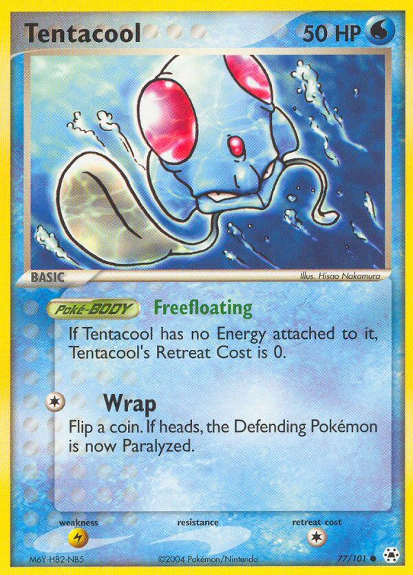 PSA 10 Tentacool Hidden Legends graded Pokémon card