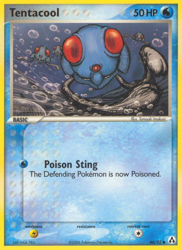 PSA 10 Tentacool Legend Maker graded Pokémon card