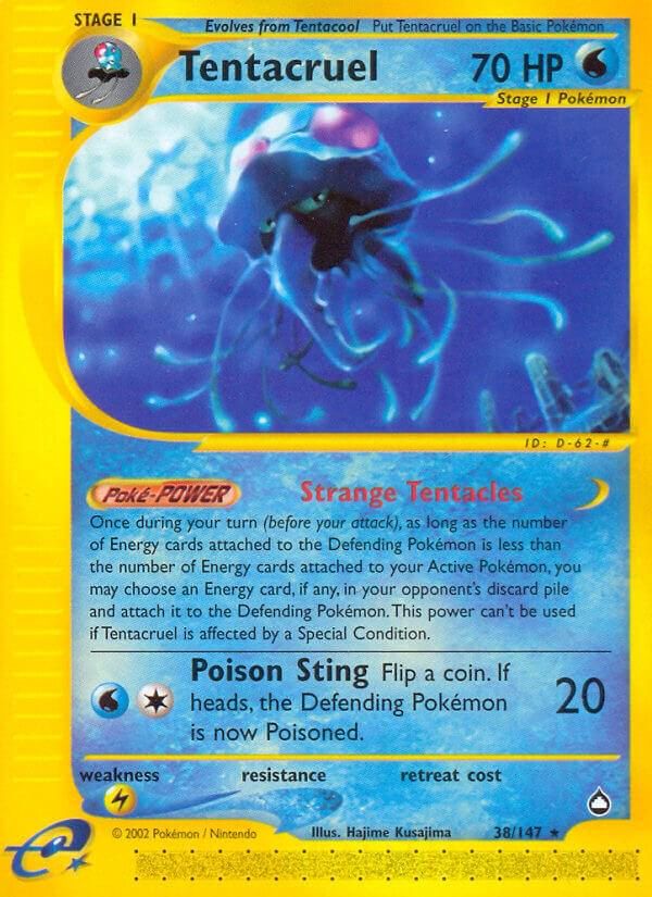 PSA 10 Tentacruel Aquapolis graded Pokémon card