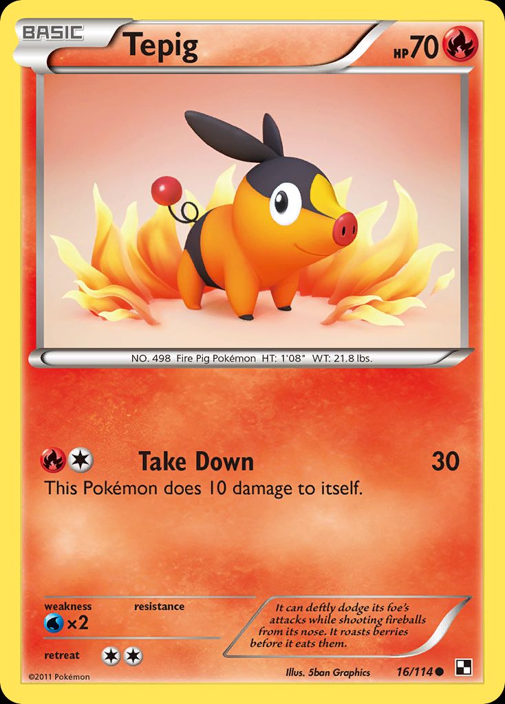 PSA 10 Tepig Dark Explorers graded Pokémon card