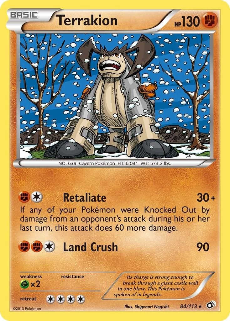 PSA 10 Terrakion Legendary Treasures graded Pokémon card