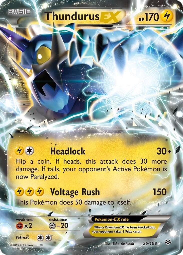 PSA 10 Thundurus Dark Explorers graded Pokémon card