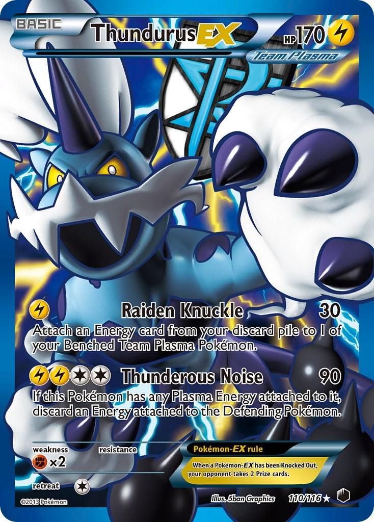 PSA 10 Thundurus Plasma Blast graded Pokémon card