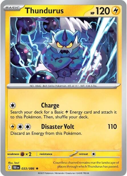 PSA 10 Thundurus XY Black Star Promos graded Pokémon card