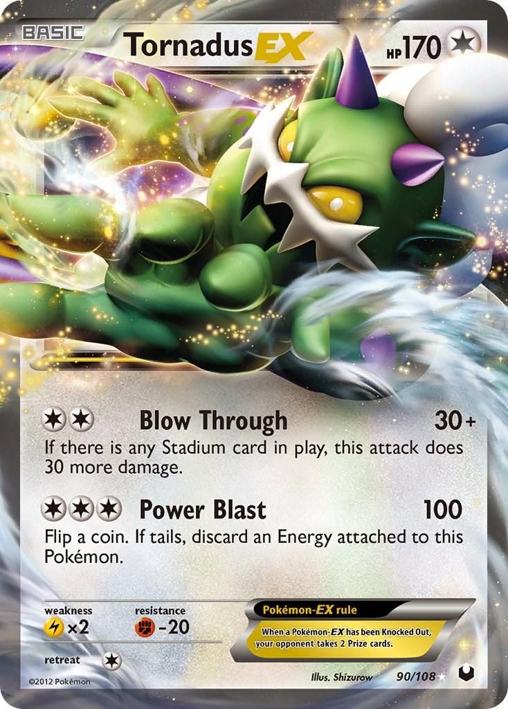 PSA 10 Tornadus Boundaries Crossed graded Pokémon card