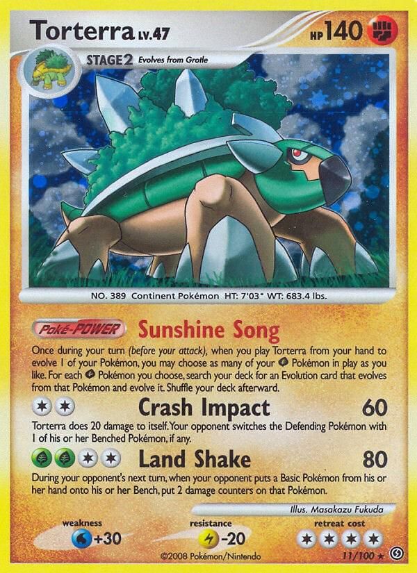 PSA 10 Torterra Arceus graded Pokémon card