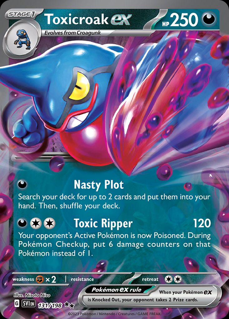 PSA 10 Toxicroak Twilight Masquerade graded Pokémon card