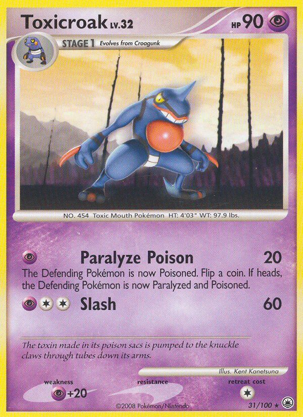 PSA 10 Toxicroak Secret Wonders graded Pokémon card