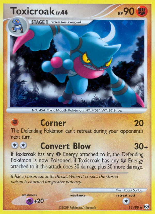 PSA 10 Toxicroak HS. Undaunted graded Pokémon card