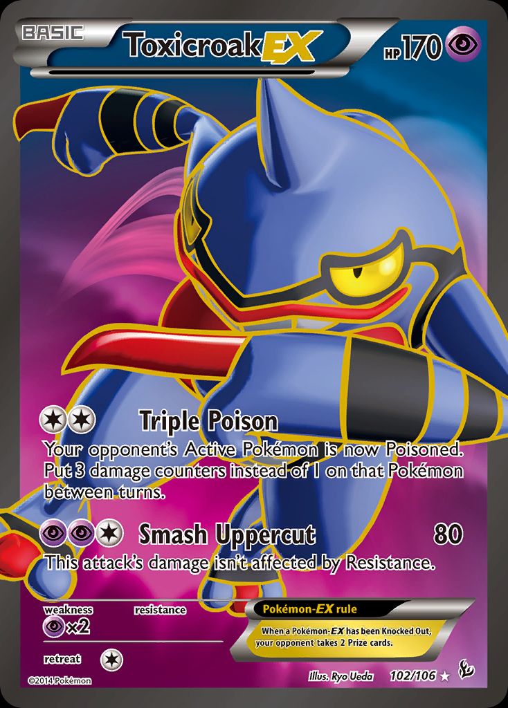 PSA 10 Toxicroak Flashfire graded Pokémon card