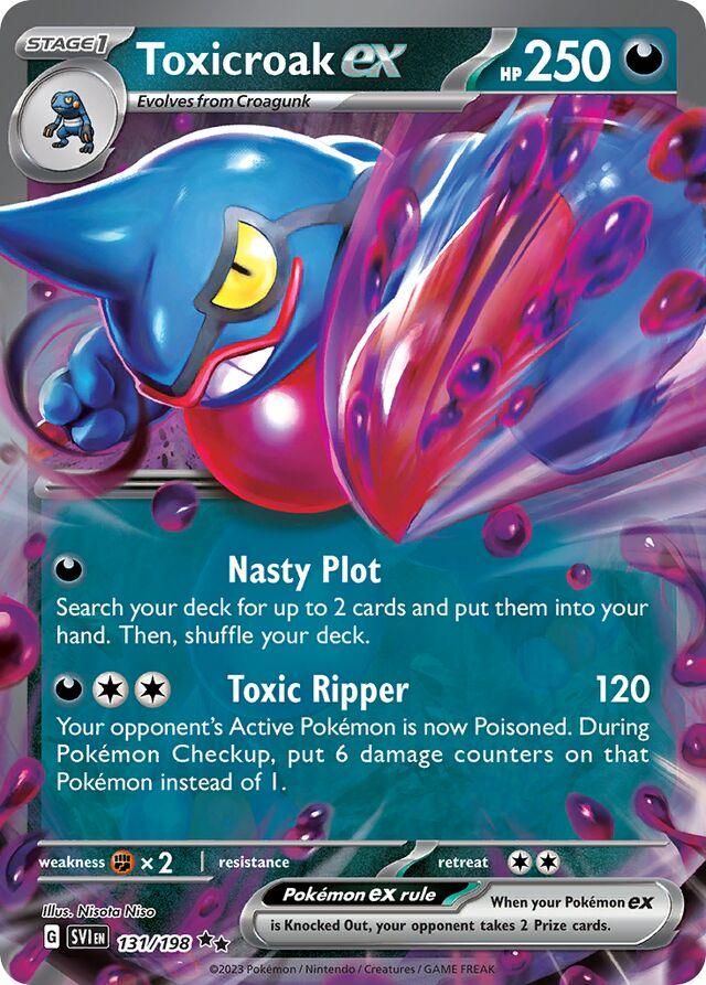 PSA 10 Toxicroak Scarlet & Violet Black Star Promos graded Pokémon card