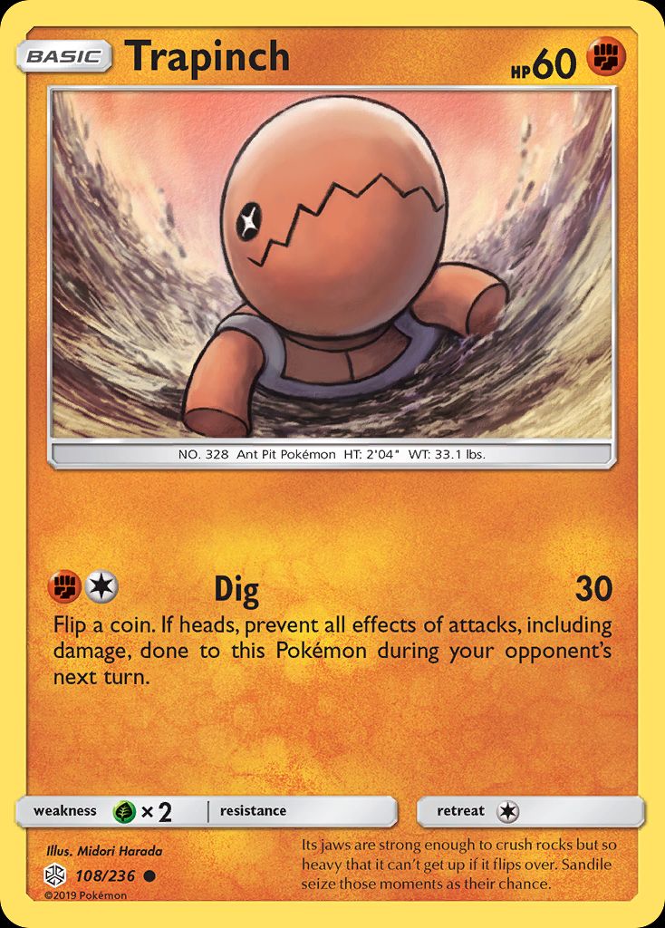 PSA 10 Trapinch Twilight Masquerade graded Pokémon card