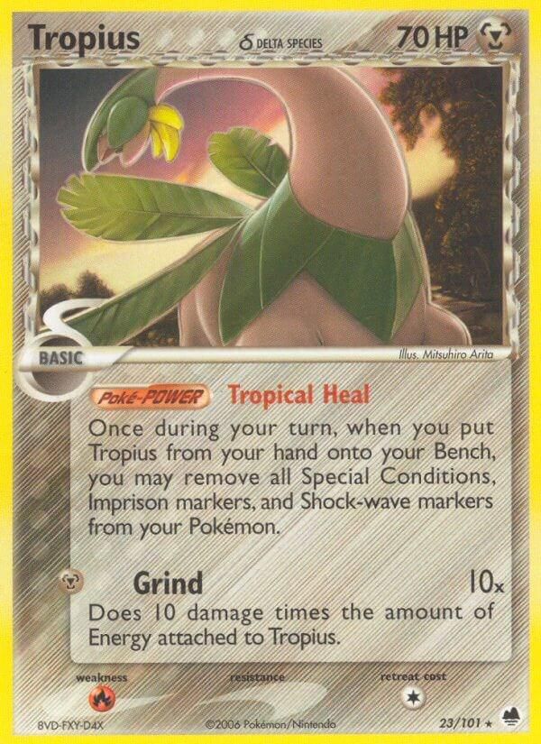 PSA 10 Tropius EX Dragon graded Pokémon card