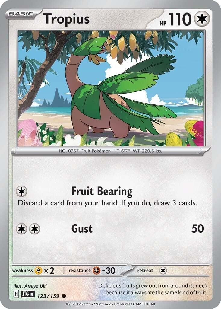 PSA 10 Tropius Platinum graded Pokémon card