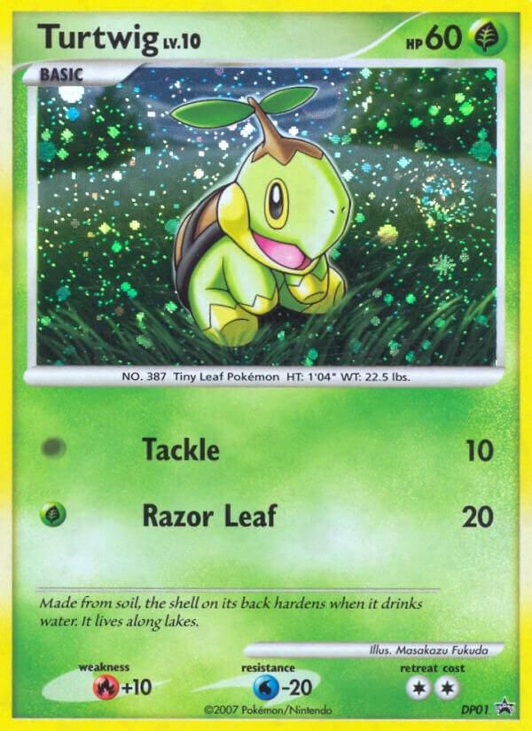 PSA 10 Turtwig DP Black Star Promos graded Pokémon card