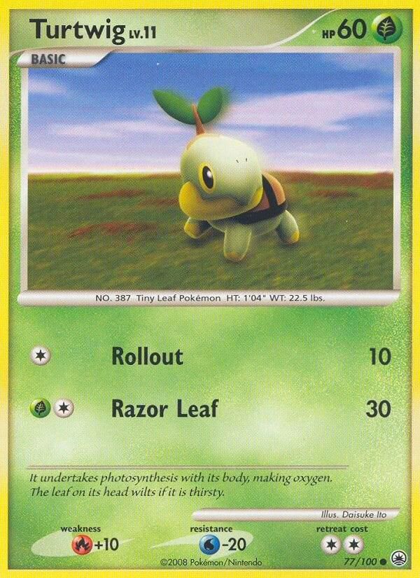 PSA 10 Turtwig Majestic Dawn graded Pokémon card