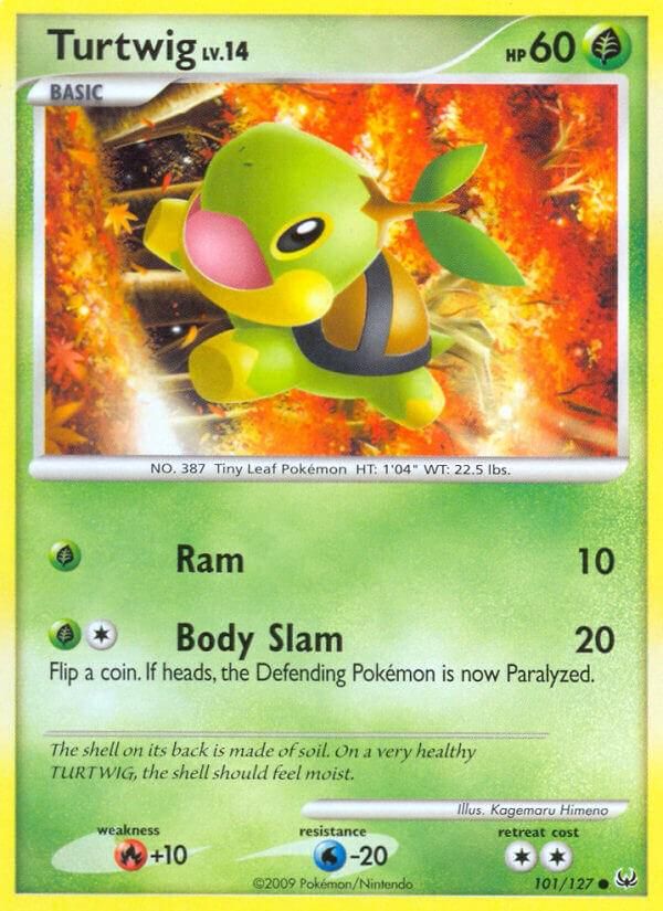 PSA 10 Turtwig Platinum graded Pokémon card