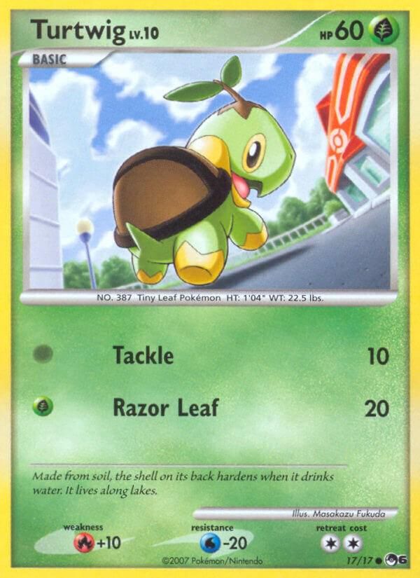 PSA 10 Turtwig POP Series 6 graded Pokémon card