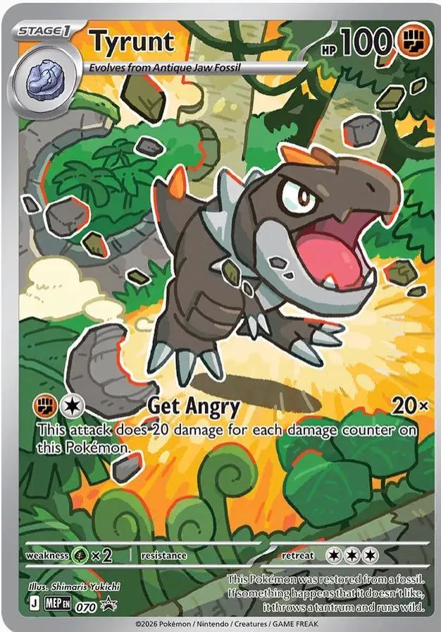 PSA 10 Tyrunt Sun & Moon. Cosmic Eclipse graded Pokémon card