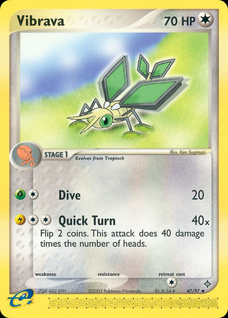 PSA 10 Vibrava EX Emerald graded Pokémon card