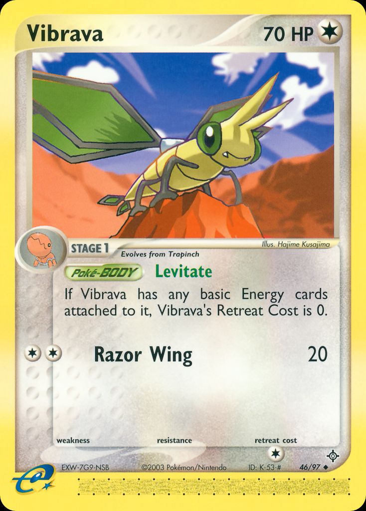 PSA 10 Vibrava EX Dragon graded Pokémon card