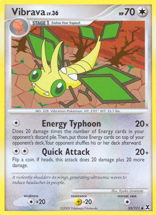 PSA 10 Vibrava Rising Rivals graded Pokémon card