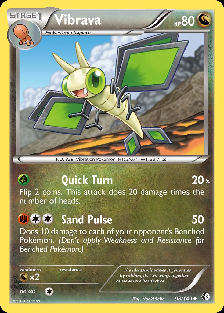 PSA 10 Vibrava Dragons Exalted graded Pokémon card