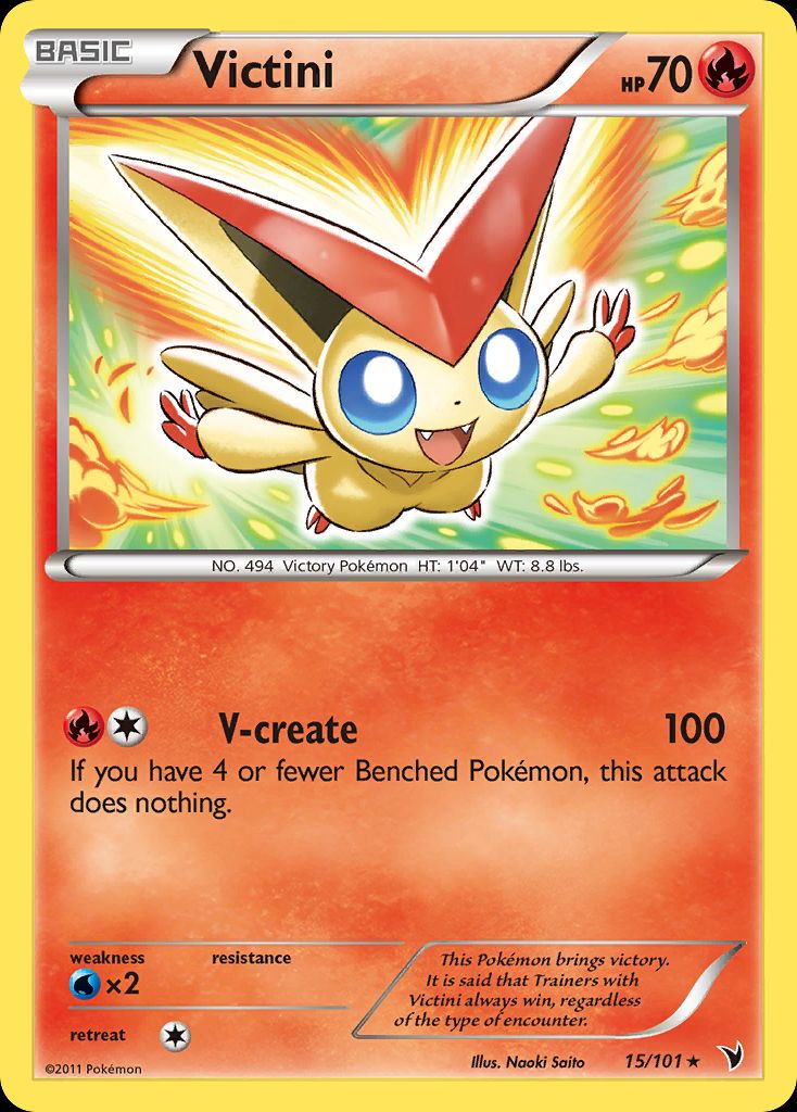 PSA 10 Victini Plasma Blast graded Pokémon card
