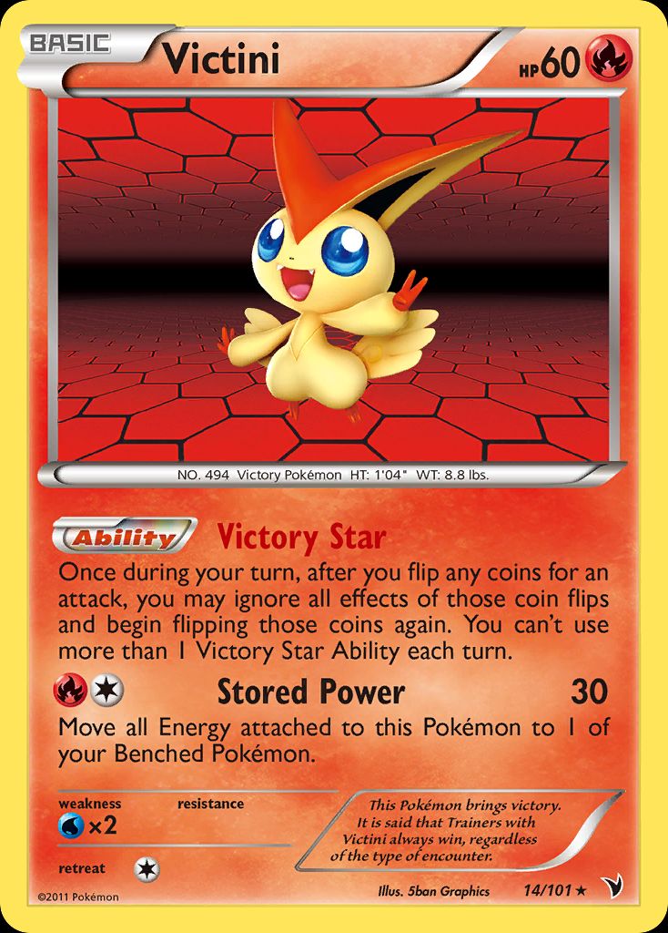 PSA 10 Victini Emerging Powers graded Pokémon card