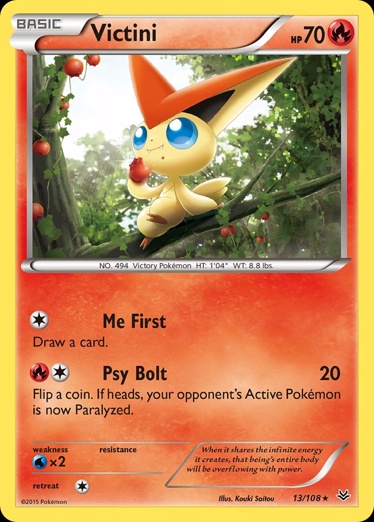 PSA 10 Victini Steam Siege graded Pokémon card