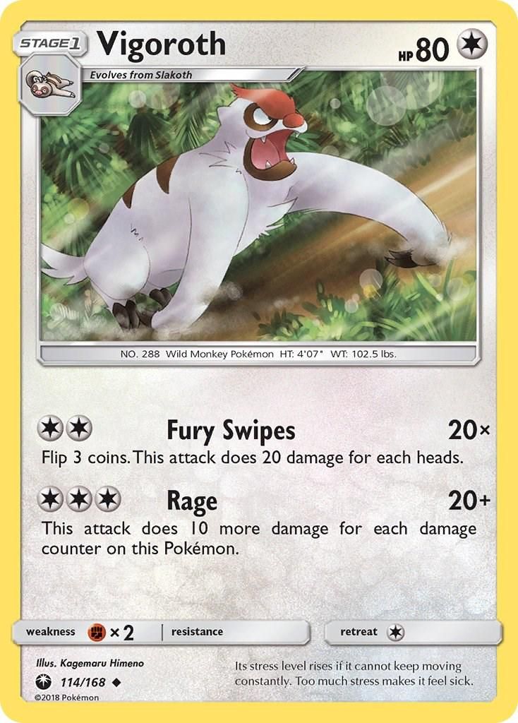 PSA 10 Vigoroth Celestial Storm graded Pokémon card