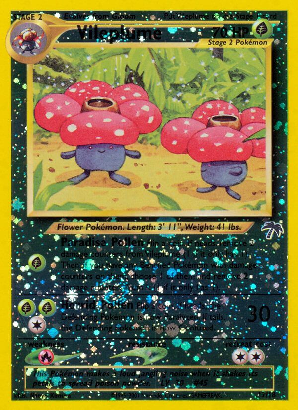 PSA 10 Vileplume Southern Islands graded Pokémon card